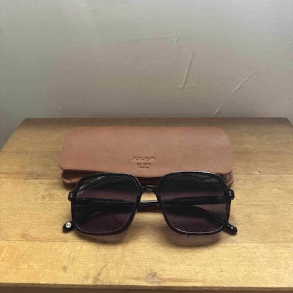 Garrett Leight Agnes Sun in Black